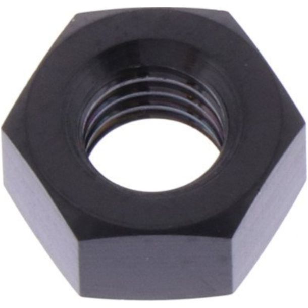 Mutter M6x1,00mm Titan schwarz