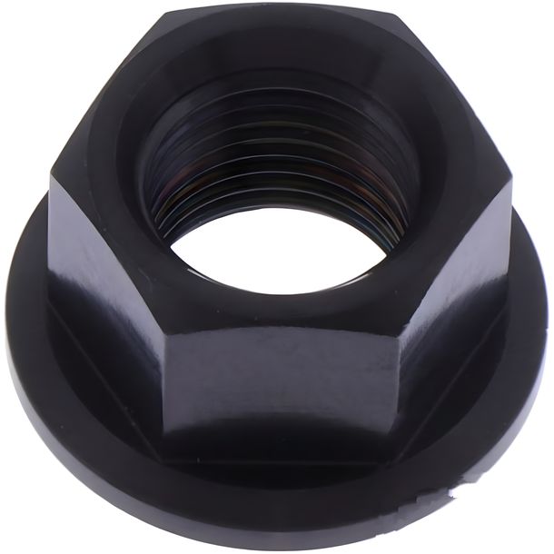 Tuerca de collar negra de titanio JMP M10x1.00mm