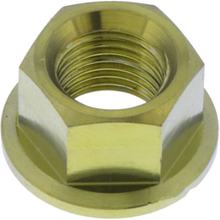 JMP M10x1.00mm titanium gold collar nut