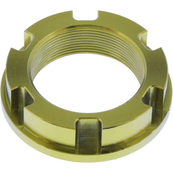 Tuerca de eje dorada de titanio JMP M30x1.00mm