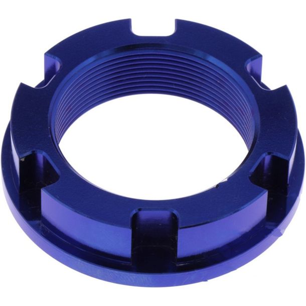 Tuerca de eje azul de titanio JMP M30x1.00mm