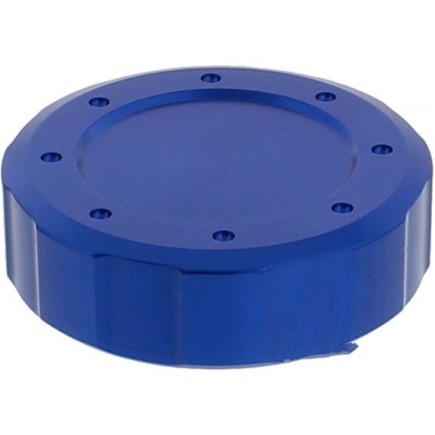 Tapa depósito de líquido de frenos JMP 61 mm de aluminio azul, Honda CBF F/FA A, Yamaha FZS Fazer S YZF-R6 125/250/400/500/550/600/636