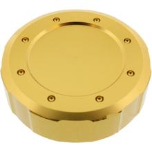 Deksel voor remvloeistofreservoir JMP 61mm Aluminium goud, Honda CBF F / FA A , Yamaha FZS Fazer S YZF-R6 125 / 250 / 400 / 500 / 550 / 600 / 636