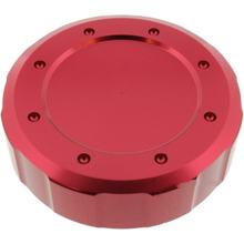 Deksel voor remvloeistofreservoir JMP 61mm Aluminium rood, Honda CBF F / FA A , Yamaha FZS Fazer S YZF-R6 125 / 250 / 400 / 500 / 550 / 600 / 636