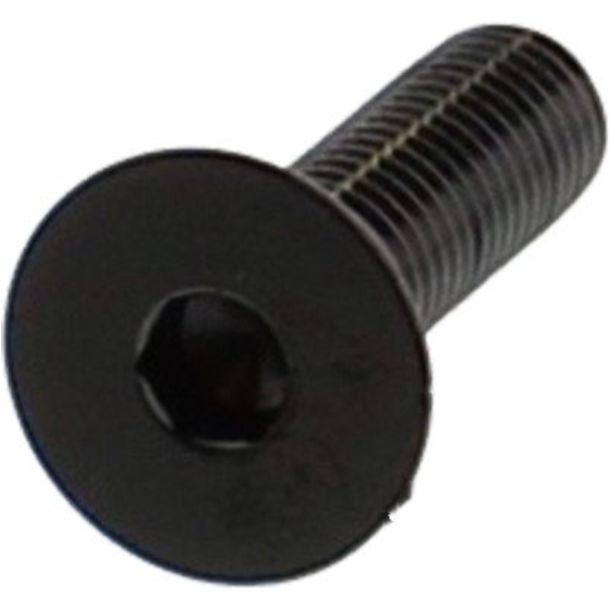 Tornillo avellanado JMP M8x1,25 mm 30 mm acero inoxidable V4A negro