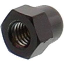 JMP M6 cap nut, stainless steel, V4A, black