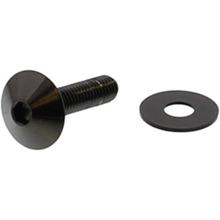 INR-bout JMP M6x1,00mm 25mm roestvrij staal V4A zwart