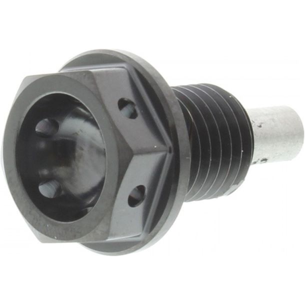Ölablassschraube JMP magnetisch M12x1,50mm 15mm Titan schwarz für Honda CBR R CBF 0 FA F / 50 / 65 / 70 / 80 / 85 / 90 / 100 / 110 / 125 / 150 / 185