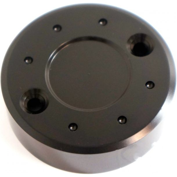 Set di coperchi serbatoio olio freni JMP da 56 mm in alluminio nero