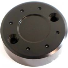 Kit de couvercles de réservoir de liquide de frein JMP 56 mm en aluminium noir