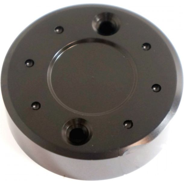 Kit de couvercles de réservoir de liquide de frein JMP 56 mm en aluminium noir