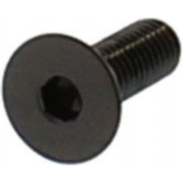 Countersunk screw JMP M5x0.8mm 15mm stainless steel V4A black