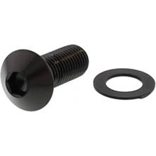 Linsenschraube JMP M10x1,25mm 25mm Edelstahl V4A schwarz