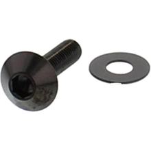 Śruba owalna JMP M5x0.8mm 20mm stal nierdzewna V4A czarna