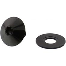 Śruba owalna JMP M6x1.00mm 10mm stal nierdzewna V4A czarna