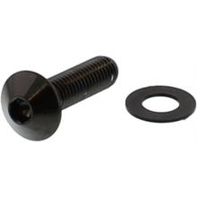 Linsenkopschroef JMP M8x1,25mm 30mm Roestvast staal V4A zwart