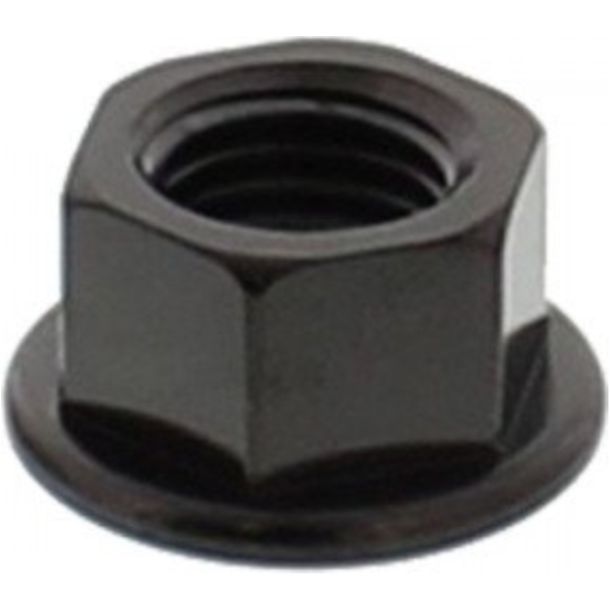 Tuerca de collar negra JMP M6x1.00mm V4A de acero inoxidable