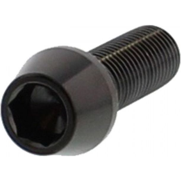 Tornillo cónico JMP M10x1.25mm 30mm acero inoxidable V4A negro