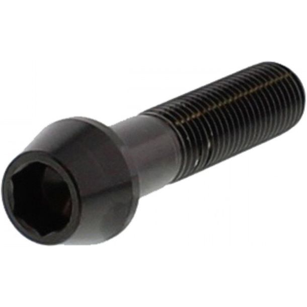 Tornillo JMP cónico M10x1.25mm 45mm acero inoxidable V4A negro