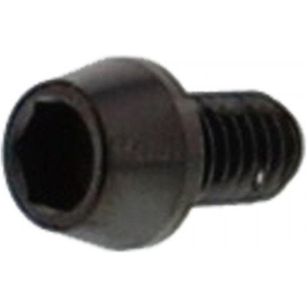 Vis conique JMP M6x1,00mm 10mm en acier inoxydable V4A noir