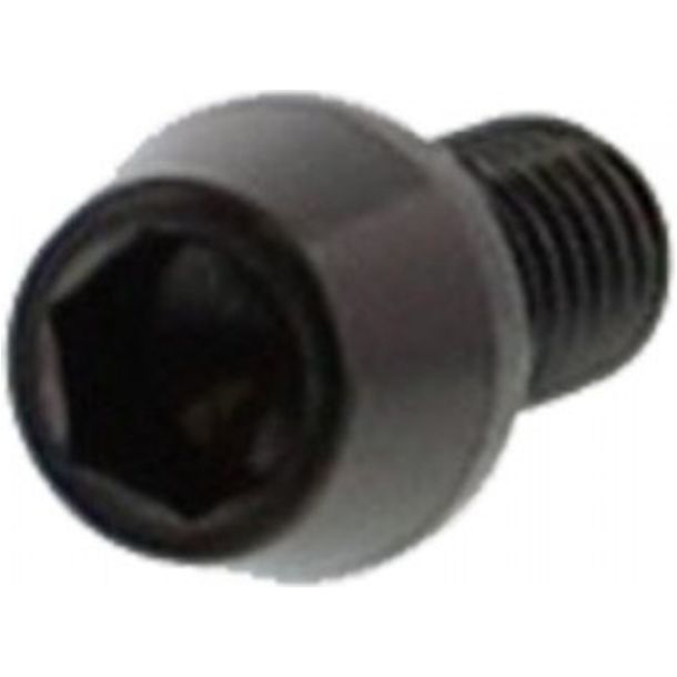 Vis conique JMP M6x1,00mm 12mm en acier inoxydable V4A noir