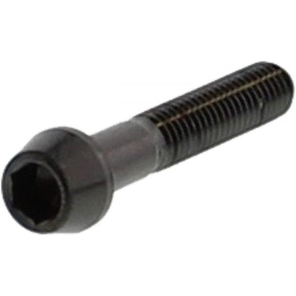 Tornillo JMP cónico M6x1.00mm 35mm acero inoxidable V4A negro