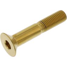 Senkschraube M12x1,50mm JMP 65mm Edelstahl V4A gold