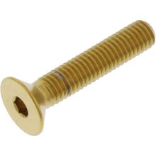 Śruba JMP z łbem stożkowym M5x0.8 mm 25 mm stal nierdzewna V4A złota