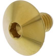 Linsenschraube JMP M6x1,00mm 10mm Edelstahl V4A gold