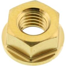 JMP collar nut M5x0.8mm stainless steel V4A gold