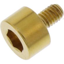 Schraube JMP für Tankdeckel M4x0,7mm 6,5mm Edelstahl V4A gold