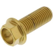Śruba z łbem sześciokątnym JMP M10x1.25mm 25mm stal nierdzewna V4A złota
