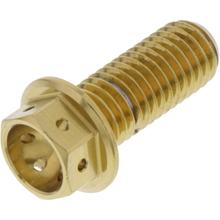 Śruba sześciokątna JMP M10x1.50 25mm stal nierdzewna V4A wyścigowa złota