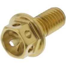 Śruba sześciokątna JMP M5x0.8 10mm stal nierdzewna V4A wyścigowa złota