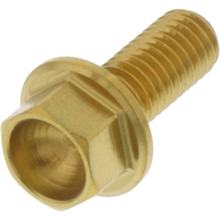 Śruba sześciokątna JMP M5x0.8mm 12mm stal nierdzewna V4A złota