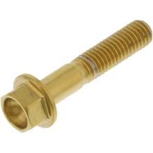 Sechskantschraube JMP M5x0,8mm 25mm Edelstahl V4A gold