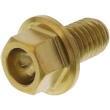 Sechskantschraube JMP M6x1,00mm 10mm Edelstahl V4A gold