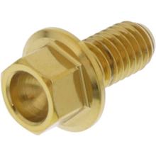 Sechskantschraube JMP M6x1,00mm 12mm Edelstahl V4A gold