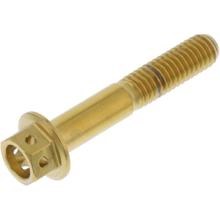 Sechskantschraube JMP M6x1,00 35mm Edelstahl V4A Racing gold