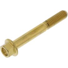 Śruba sześciokątna JMP M6x1.00mm 45mm stal nierdzewna V4A złota