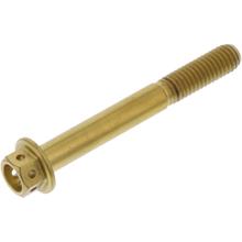 Śruba sześciokątna JMP M6x1.00 50mm stal nierdzewna V4A wyścigowa złota