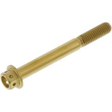 Sechskantschraube JMP M6x1,00 55mm Edelstahl V4A Racing gold