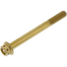 Sechskantschraube JMP M6x1,00 60mm Edelstahl V4A Racing gold