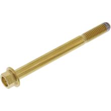 Sechskantschraube JMP M6x1,00mm 65mm Edelstahl V4A gold