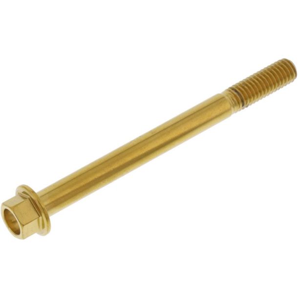Perno hexagonal JMP M6x1.00mm 70 mm acero inoxidable V4A dorado