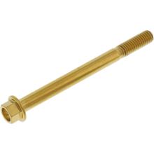 JMP hexagon bolt M6x1.00mm 70mm stainless steel V4A gold