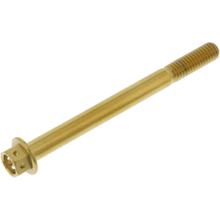 Sechskantschraube JMP M6x1,00 70mm Edelstahl V4A Racing gold