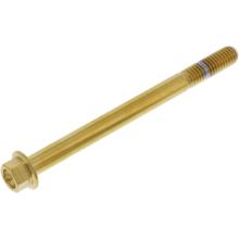 Śruba sześciokątna JMP M6x1.00mm 75mm stal nierdzewna V4A złota