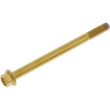 Śruba sześciokątna JMP M6x1.00mm 80mm stal nierdzewna V4A złota