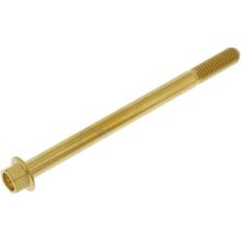 Śruba sześciokątna JMP M6x1.00mm 85mm stal nierdzewna V4A złota